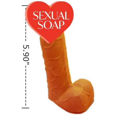Funny penis soap mango tangerine