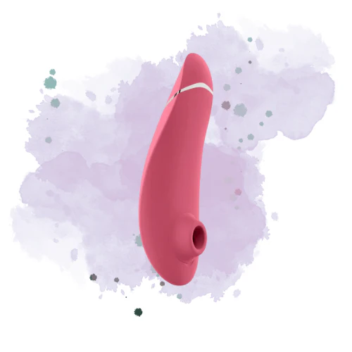 Clitoral suction vibrator with ergonomic silicone design