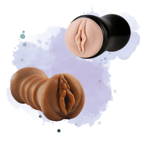 Sex toys for men including masturbators and stimulators