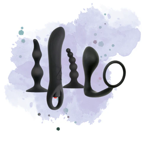 Prostate massagers for P-spot stimulation and pleasure