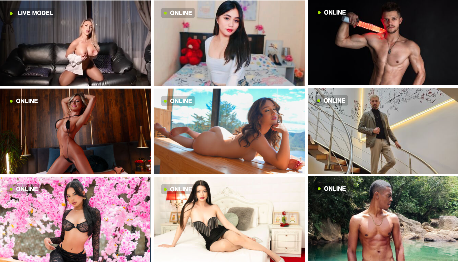 Experience Live Sex Entertainment