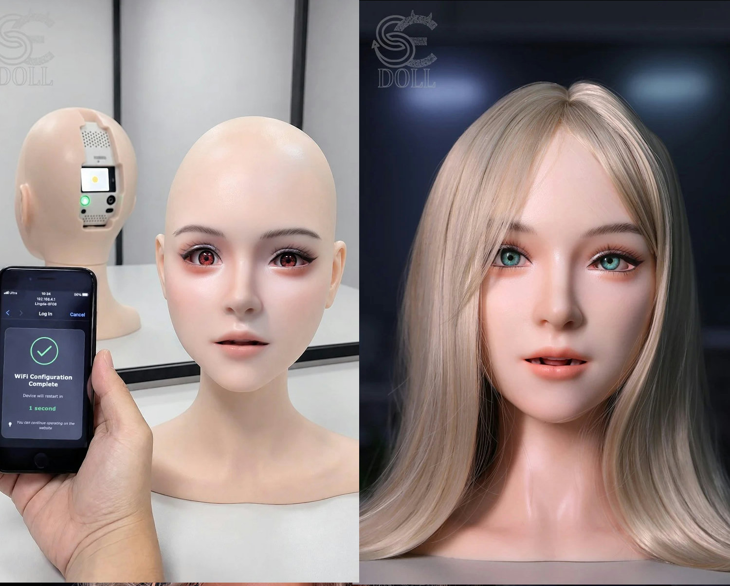 AI Artificial Intelignce Head fir Sex Doll 