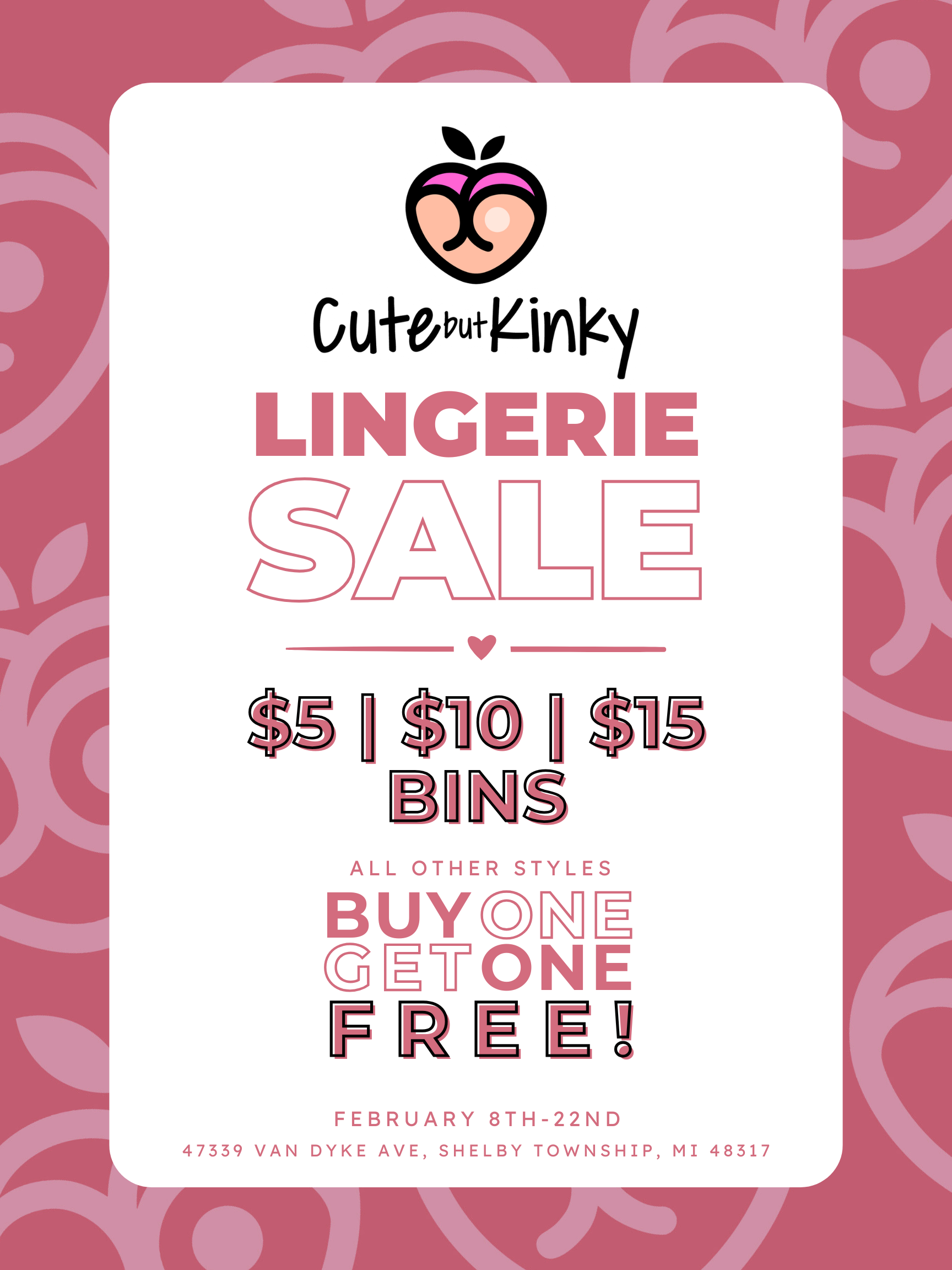 Shop the Lingerie Mega Sale in store at Cute but Kinky and enjoy some of our best lingerie deals of the year 🔥