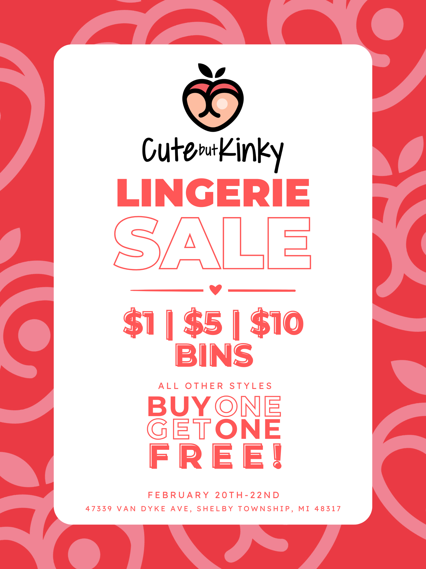 Shop the Lingerie Mega Sale in store at Cute but Kinky and enjoy some of our best lingerie deals of the year 🔥