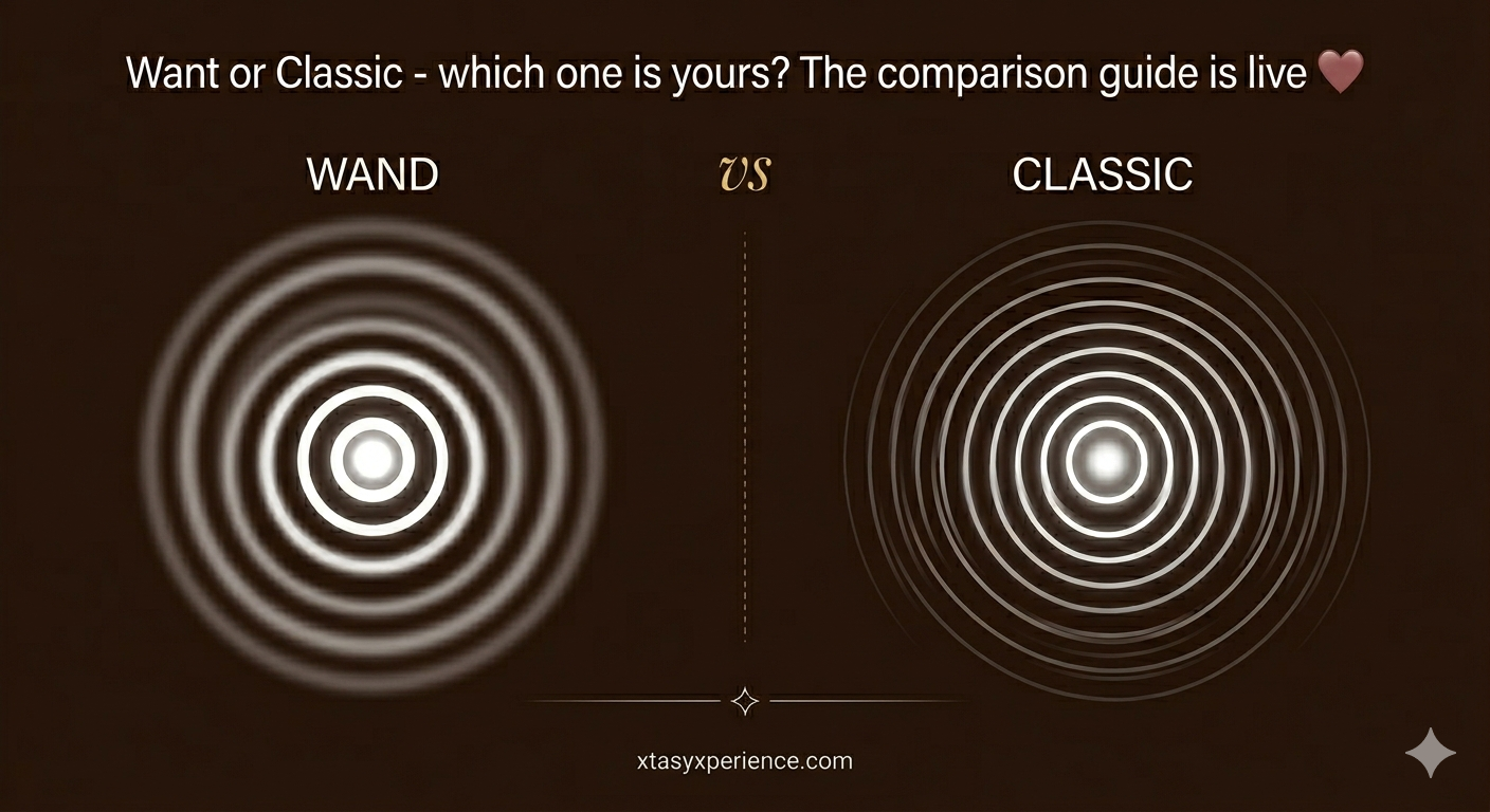 Wand Vibrators vs. Classic Vibrators: Which One Is Right for You?