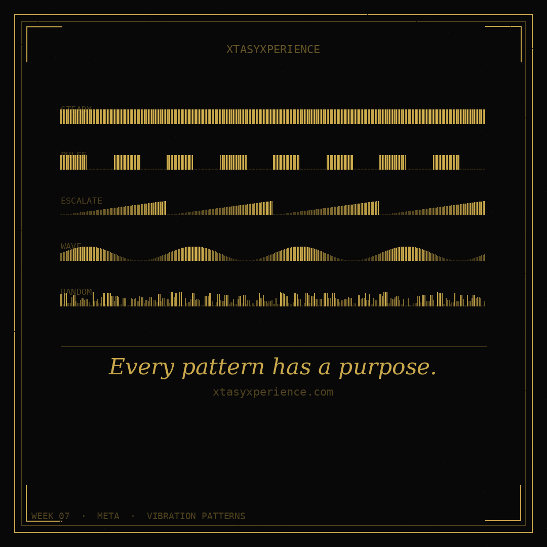 How Vibration Patterns Work — and How to Use Them Intentionally