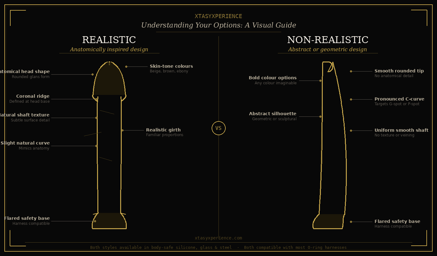 Realistic vs. Non-Realistic Dildos: What Actually Matters